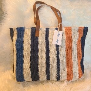 Jute Beach bag 20" wide x 12 " tall